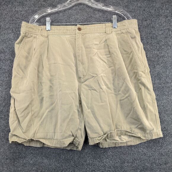 Tommy Bahama Mens Chino Shorts Tan Size 40 Slash Pockets Tencel - Picture 2 of 12